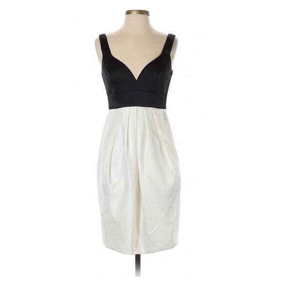 JILL Jill Stuart Black and White Colorblock Cocktail Prom Homecoming Dress 4 - Picture 1 of 2